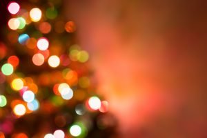 Christmas Background, Image Blur Colorful Bokeh Defocused Lights
